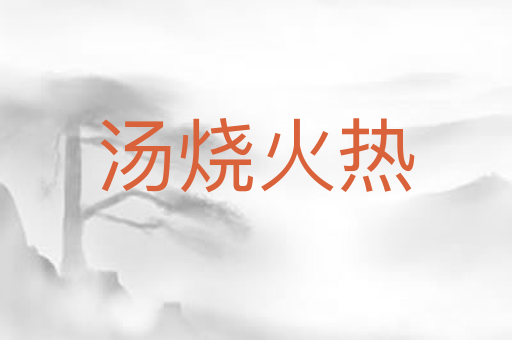 汤烧火热