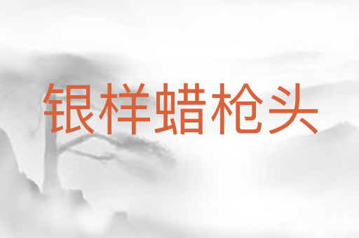 银样蜡枪头