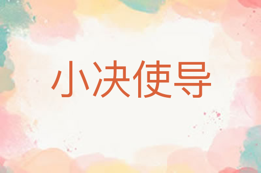 小决使导