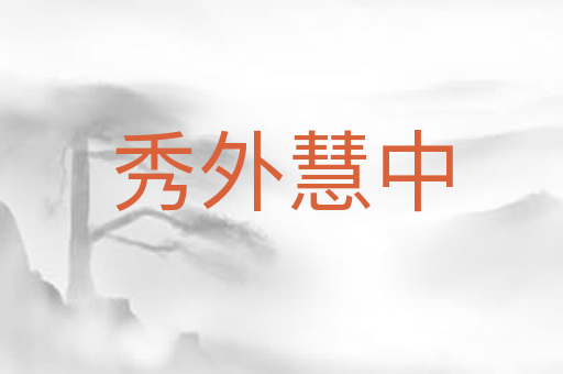 秀外慧中
