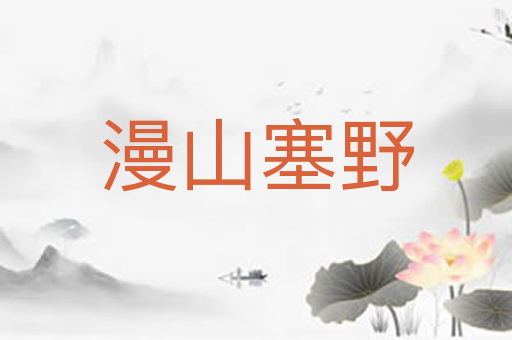 漫山塞野