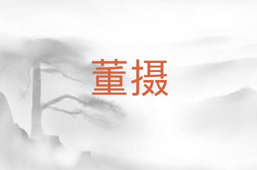 董摄