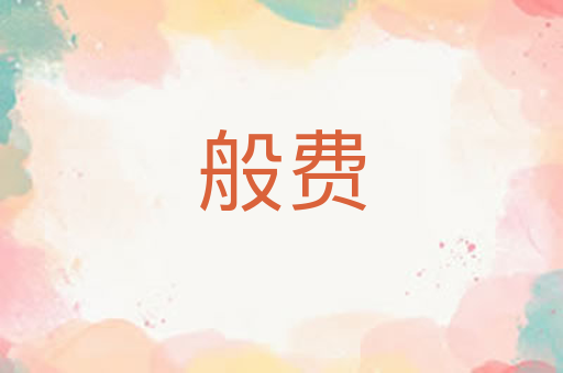 般费