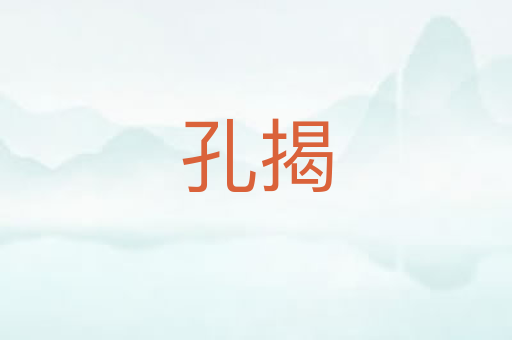 孔揭