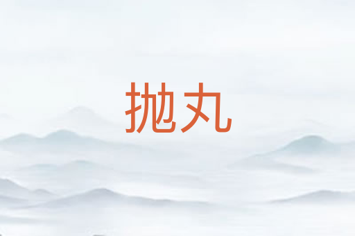 抛丸
