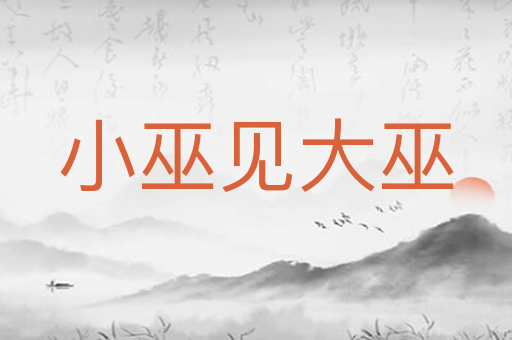 小巫见大巫