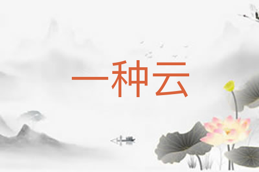 一种云