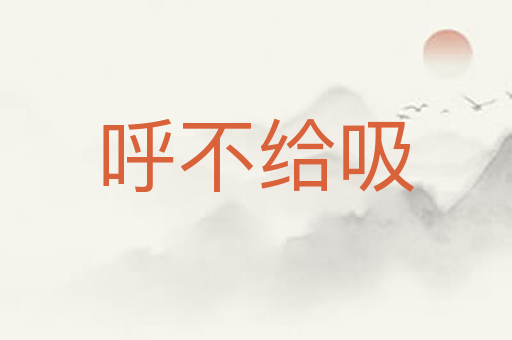 呼不给吸