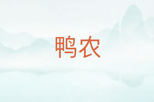 鸭农