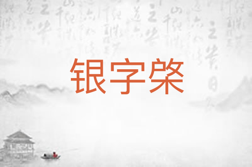 银字棨