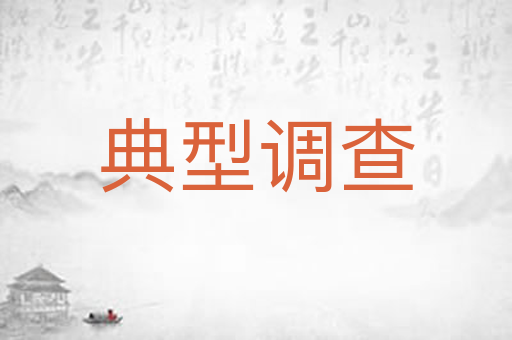典型调查