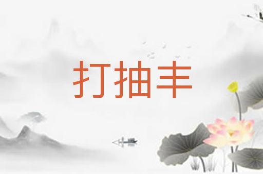 打抽丰