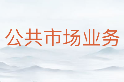 公共市场业务