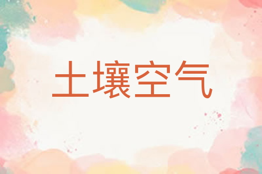 土壤空气