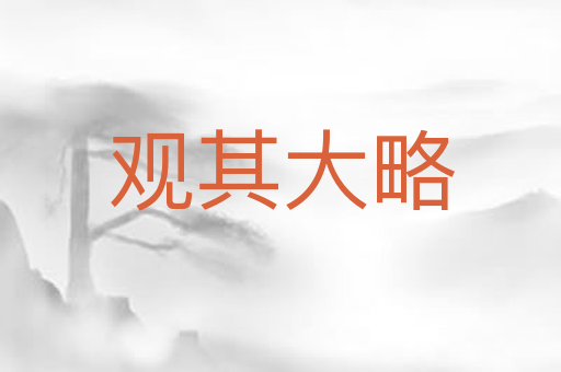观其大略