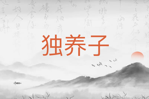 独养子