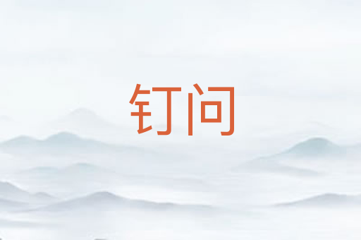 钉问