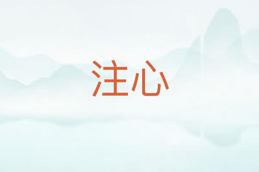 注心