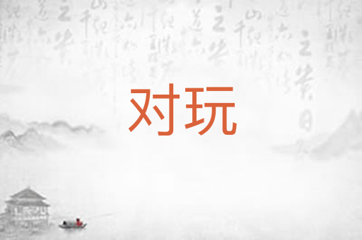对玩