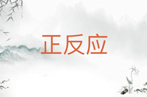 正反应