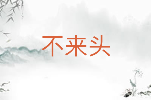 不来头