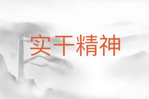 实干精神