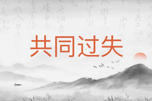 共同过失