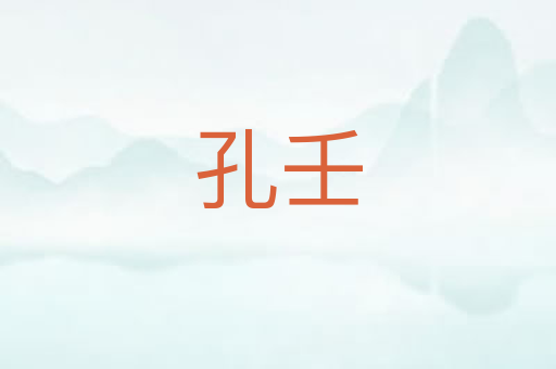孔壬