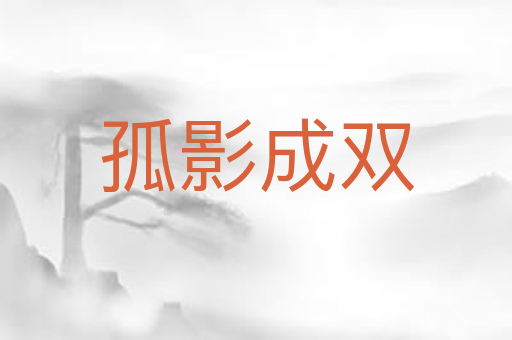 孤影成双