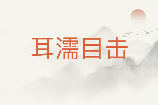 耳濡目击