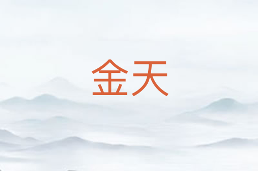 金天