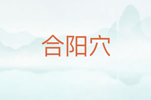 合阳穴