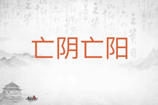 亡阴亡阳