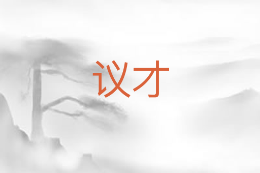 议才