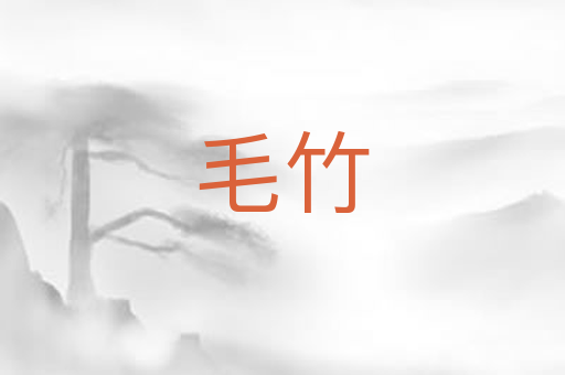 毛竹