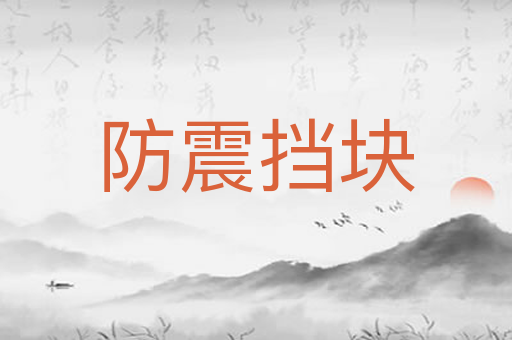 防震挡块