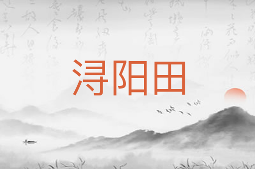 浔阳田