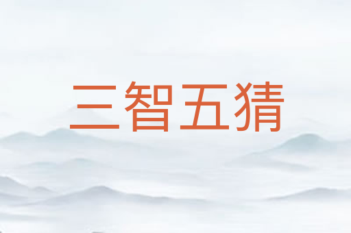 三智五猜