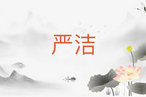 严洁