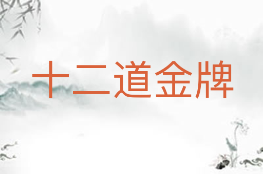 十二道金牌