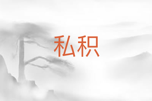 私积