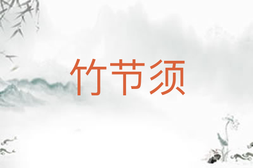 竹节须