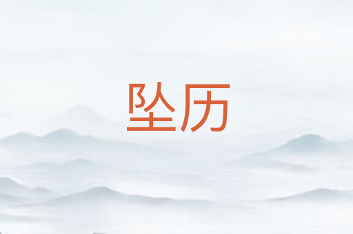 坠历