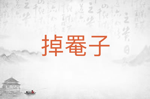 掉罨子
