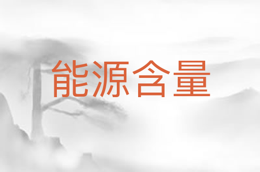能源含量