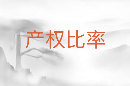 产权比率