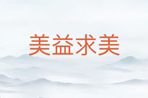 美益求美