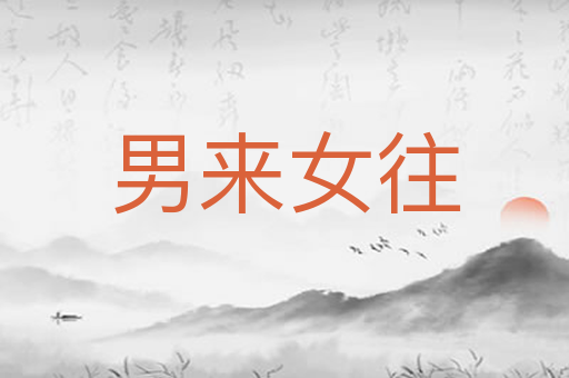 男来女往