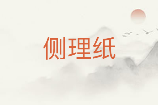 侧理纸