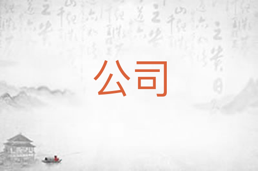 公司
